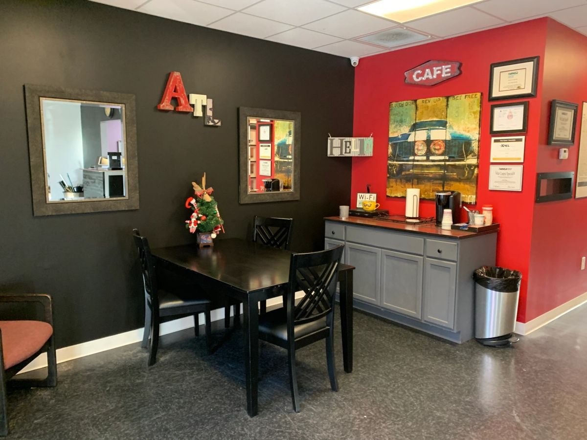 Project-X by ATL customer lobby with framed certifications